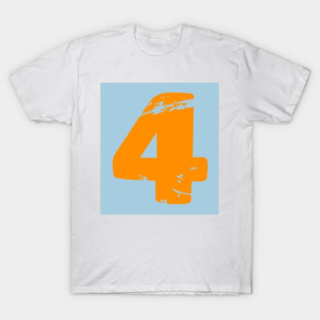 Lando Norris - 4 T-Shirt by emstanden25